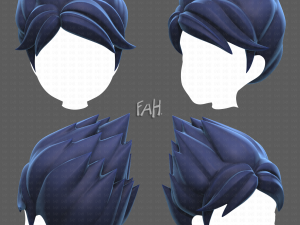 Base Hair for Boy V49 Modelo 3D