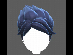 Base Hair for Boy V49 3D Model