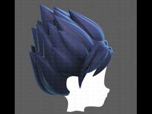 Base Hair for Boy V49 Model 3D