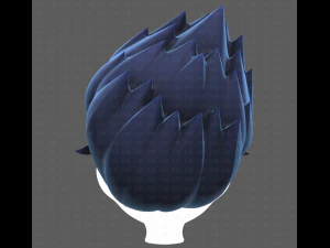 Base Hair for Boy V49 3D Model