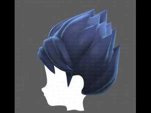 Base Hair for Boy V49 3D Model