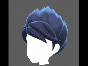 Base Hair for Boy V49 3D Model