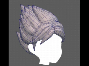Base Hair for Boy V49 3D Model