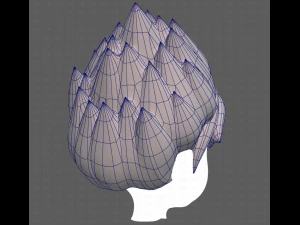 Base Hair for Boy V49 3D Model