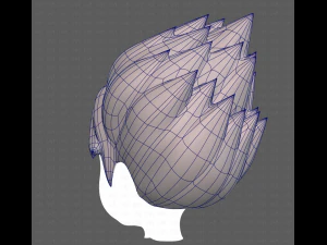 Base Hair for Boy V49 3D Model