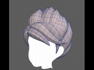 Base Hair for Boy V49 Model 3D