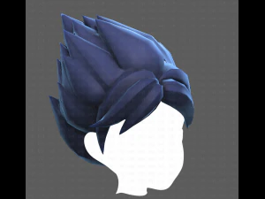 Base Hair for Boy V49 3D Model