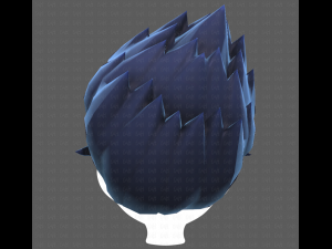 Base Hair for Boy V49 Model 3D