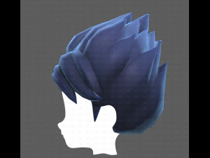 Base Hair for Boy V49 3D Model