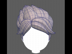 Base Hair for Boy V49 Model 3D