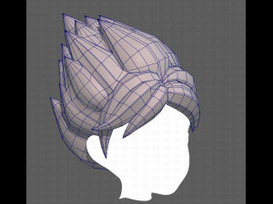 Base Hair for Boy V49 Model 3D