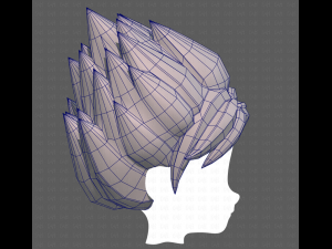 Base Hair for Boy V49 Model 3D