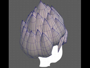 Base Hair for Boy V49 3D Model