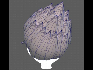 Base Hair for Boy V49 3D Model
