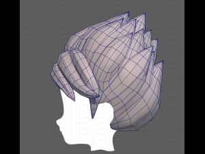 Base Hair for Boy V49 Model 3D