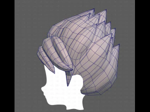 Base Hair for Boy V49 3D Model