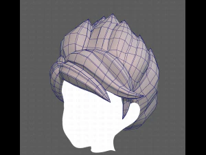 Base Hair for Boy V49 3D Model