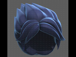 Base Hair for Boy V49 3D Model