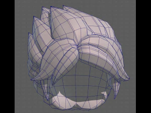Base Hair for Boy V49 3D Model