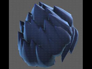 Base Hair for Boy V49 3D Model