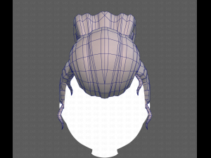 Base Hair for girl V50 Modelo 3D