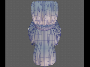Base Hair for girl V50 Modelo 3D
