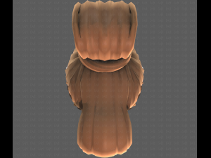Base Hair for girl V50 Modelo 3D