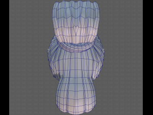 Base Hair for girl V50 Modelo 3D