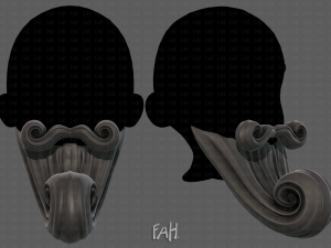 Beard V43 Modelo 3D