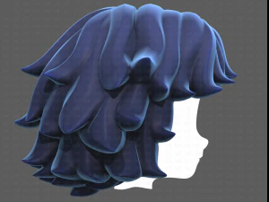 Base Hair for Boy V50 3D Model