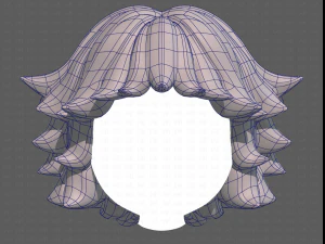 Base Hair for Boy V50 3D Model