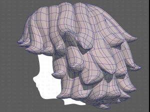 Base Hair for Boy V50 3D Model