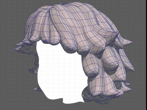 Base Hair for Boy V50 3D Model