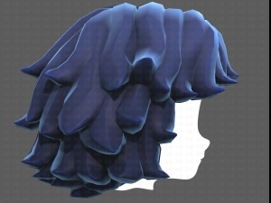 Base Hair for Boy V50 Modelo 3D