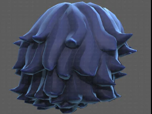 Base Hair for Boy V50 3D Model
