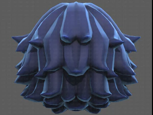 Base Hair for Boy V50 3D Model