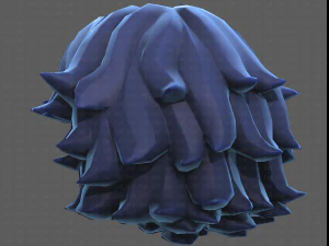 Base Hair for Boy V50 3D Model