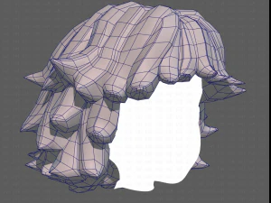 Base Hair for Boy V50 3D Model