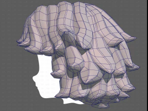 Base Hair for Boy V50 3D Model