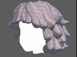 Base Hair for Boy V50 3D Model