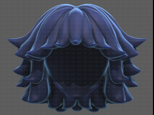 Base Hair for Boy V50 Modelo 3D
