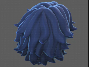Base Hair for Boy V50 3D Model