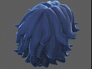 Base Hair for Boy V50 3D Model