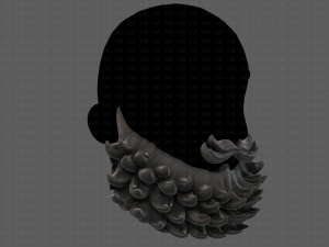 Beard V44 Modello 3D