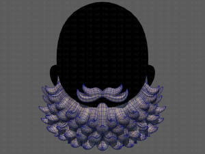 Beard V44 Modello 3D