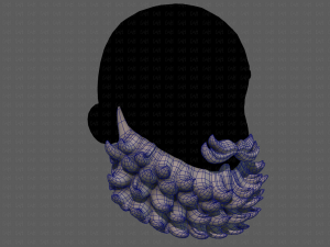 Beard V44 Modello 3D