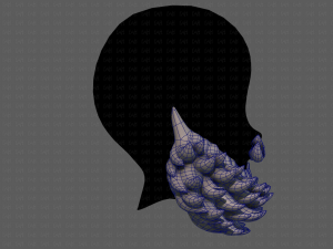 Beard V44 Modello 3D