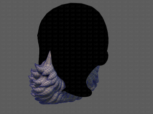 Beard V44 Modello 3D