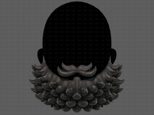 Beard V44 Modello 3D