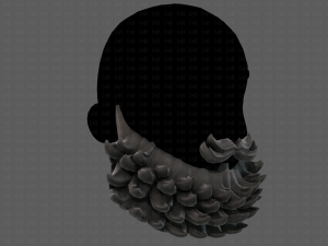 Beard V44 Modello 3D
